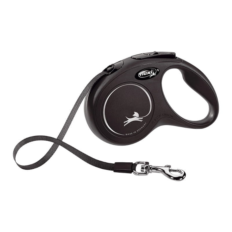 Flexi New Classic S taśma 5m CZARNY do 15kg 2.jpg